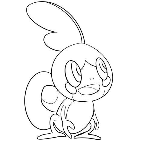 Sobble Coloring Page