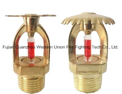 Zinc Or Brass Material Upright Pendent Sidewall Fire Sprinkler China Fire Sprinkler UL FM And