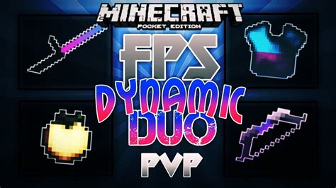 Dynamic Duo Texture Pack Minecraft Pe 017 Pvp Aumenta Fps Weezen ·mcpe And Mas· Youtube