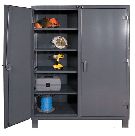 Durham Mfg Heavy Duty Storage Cabinet Gray 78 H X 48 W X 24 D