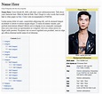 WIKIPEDIA PAGE TEMPLATE .PSD a template to create... : 𝖜𝖔𝖗𝖑𝖉 // 𝖈𝖗𝖊𝖆𝖙𝖎𝖔𝖓