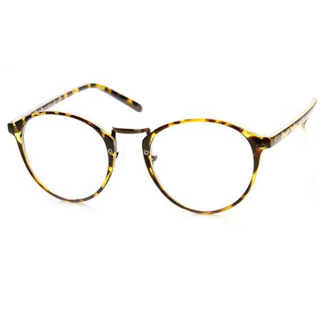 vintage dapper indie fashion clear lens round glasses 8768 hipster mens fashion glasses