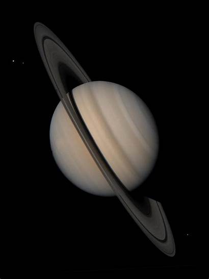 Saturn Voyager Nasa Rings Wallpapers Tethys Mimas