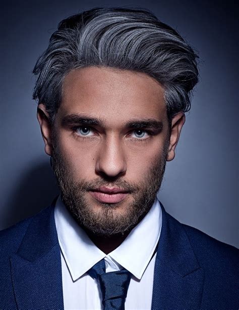 Our natural looking men's wigs and hair pieces are carefully curated to provide the most realistic and stylish look possible. Lace Front Cap Short Men's Grey Hair Wigs