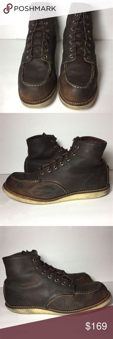 Red Wing 8880 Classic Moc Toe Brown Men S Size 11 Mens Leather Work