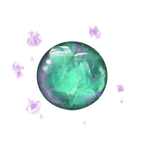 I Made A Kind Of Realistic Ender Pearl In Krita Rminecraft