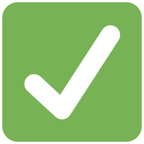 Transparent Png Emoji Green Check Emoji The Best Custom Emojis For