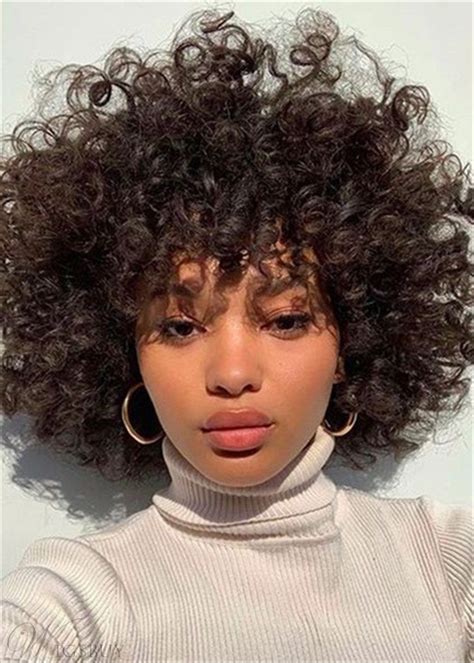 Short natural 4c hairstyles for for blak women to style on their natural hair as a protective style and stop hiding their natural hair. African American Afro Curly Shoulder Length Synthetic Hair ...