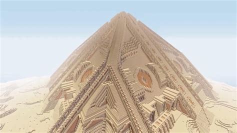 This Guy Built A Giant Pyramid In Minecraft Credit Fallenqbuilds In
