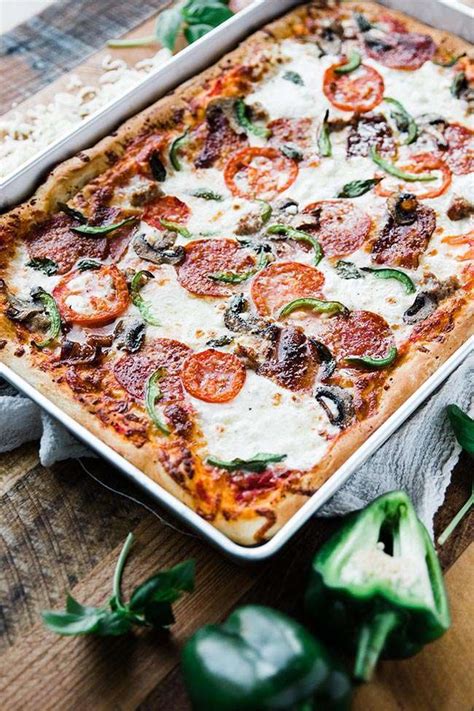 Sheet Pan Sicilian Pizza Recipe Chef Billy Parisi