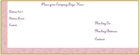 Create Your Own Free Envelope Template In Microsoft Word
