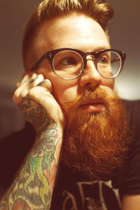 The Nerd Abides Beard Tattoo Ginger Beard Beard No Mustache