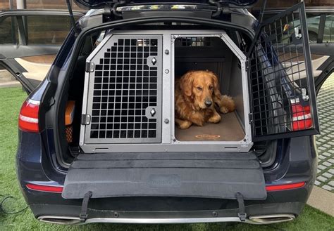 K9c3 Double Dog Cage Transit Box For Audi Mercedes Bmw And More Transk9