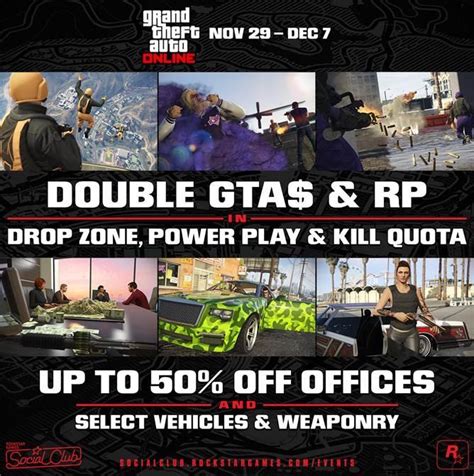 Gta Online Offering Another Week Of Double Gta And Rp