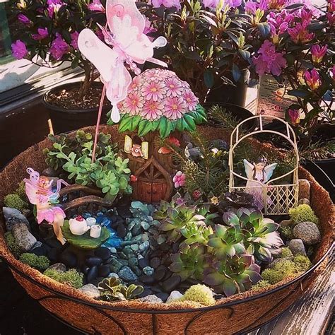 Diy Hanging Fairy Garden Fairy Garden Ideas Enchanted Forest