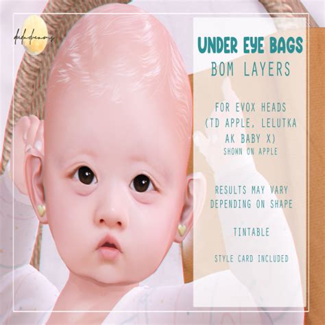 Second Life Marketplace ~dudadreams Under Eye Bags Evox