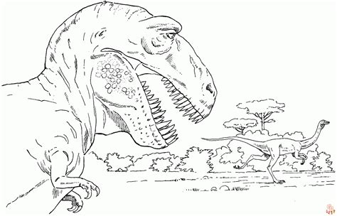 صفحات تلوين مجانية للطباعة من Jurassic Park للأطفال