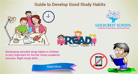 Guide To Develop Good Study Habits Goldcrest School