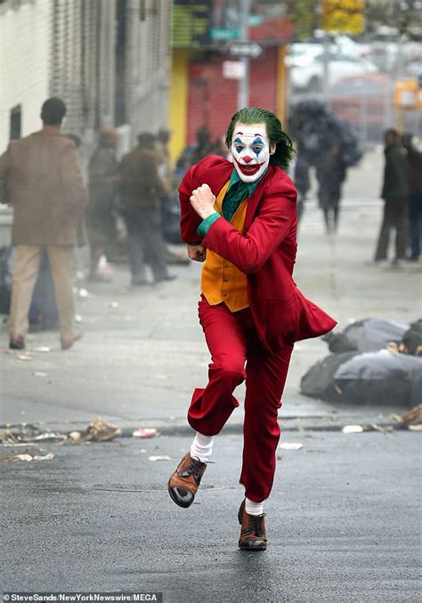 He then embarks on a downward spiral of revolution and bloody crime. Joaquin Phoenix spotted in full costume as Joker while ...