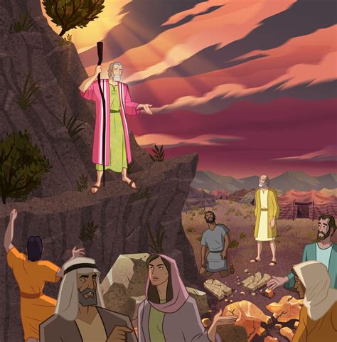 Relatos Del Antiguo Testamento Moisés En El Monte Sinaí