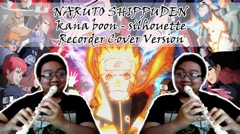 Naruto Shippuden Opening 16 Kana Boon Silhouette Recorder Cover