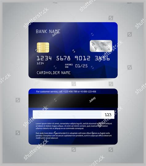 7 Debit Card Designs Free And Premium Templates