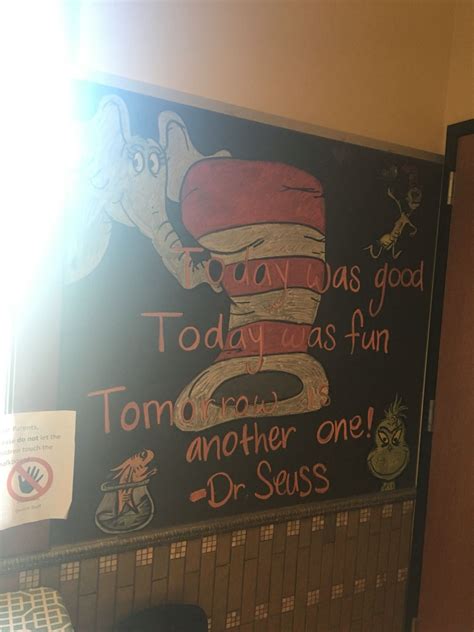 Celebrate Dr Seuss Day With A Chalkboard Featuring His Famous Characters