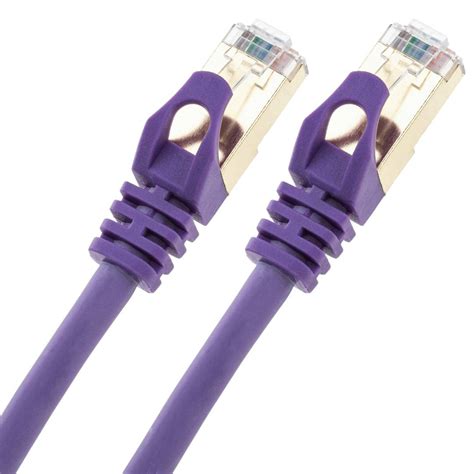 Cable De Red Ethernet LAN SFTP RJ45 Cat 8 Azul 25 Cm Accesorios De