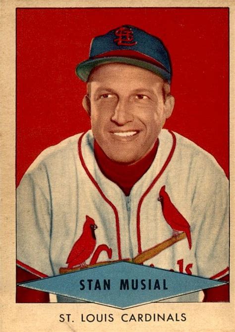 Stan Musial 1954 Red Heart 23 Stan Musial Old Baseball Cards St
