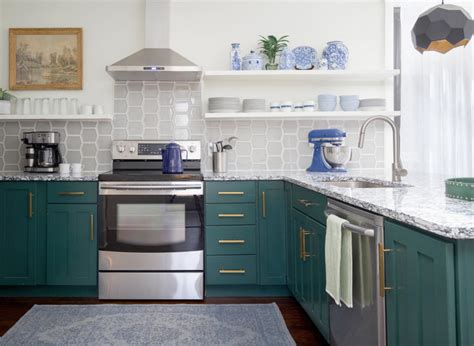 Here you may to know how to level kitchen base cabinets. The 2019 Best Dark Greens for Kitchen Cabinets - The ...