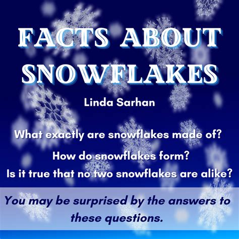 Facts About Snowflakes Hubpages