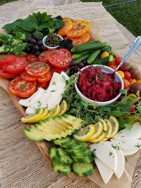 Looking for healthy and easy summer salad recipes? Summer Vegetable Platter | Recipe | Veggie platters, Food ...