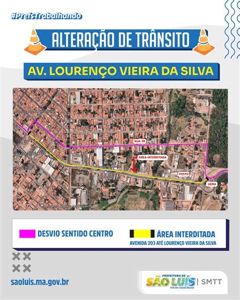 Smtt Realiza Mais Uma Mudança No Trânsito Na Avenida Lourenço Vieira Da Silva No São Cristóvão