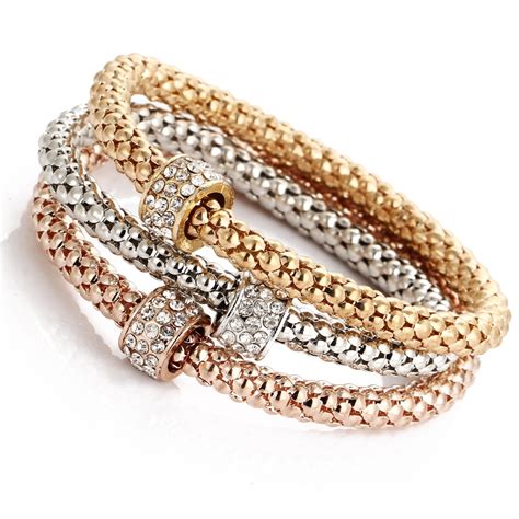 Crystal Shambala Ball Charm Bracelets Sets For Women Fashion Jewelry