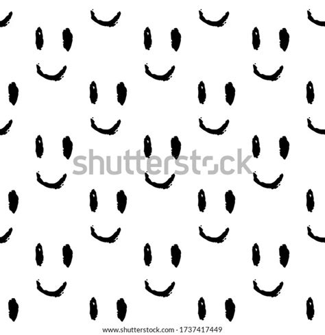 Retro Smiley Face Digital Paper Over 4 Royalty Free Licensable Stock