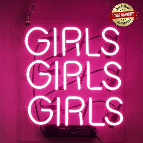 2020 Neon Signs Girl Girls Neon Wall Decor Light Sign Led For Bedroom Words Cool Art Neon Sign