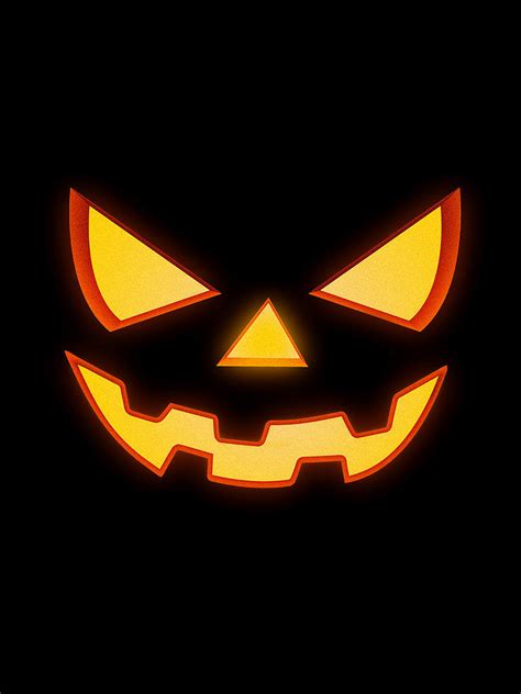 scary halloween horror pumpkin face digital art by philipp rietz fine art america