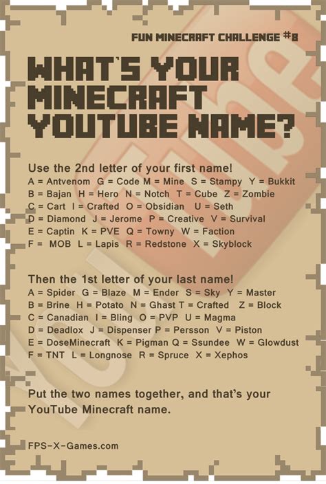 Minecraft World Name Generator
