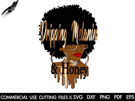 Melanin Svg Dripping Svg Afro Svg Black Woman Svg Black Etsy Ireland