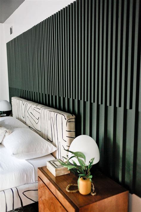 Geometric Wood Feature Walls Centsational Style Accent Wall Bedroom