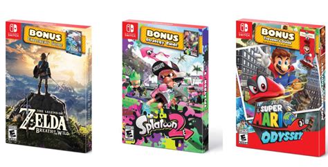 Nintendo Launches Switch Game Bundles That Include Physical Strategy Guides