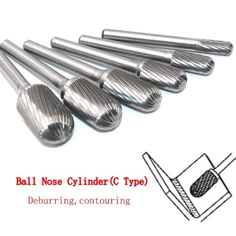 Hand Rotary Tools Carbide Metal File C Cylindrical Burr Bit Tungsten