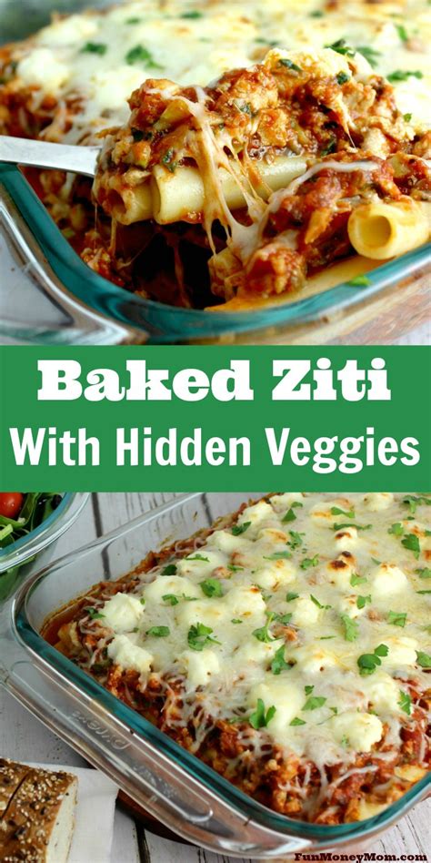 Veggie Baked Ziti With Zucchini And Spinach