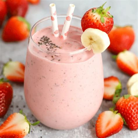 Strawberry Banana Smoothie My Recipe Joint