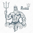 Cómo dibujar A Poseidon 】 Paso a Paso Muy Fácil 2023 - Dibuja Fácil