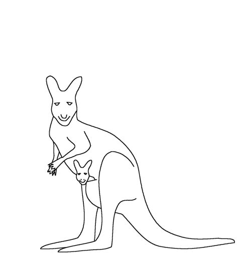 Baby shark halloween coloring pages. Free Printable Kangaroo Coloring Pages For Kids | Animal Place