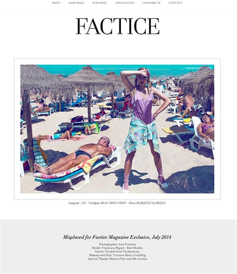 Factice Magfrance July 2014 On Behance