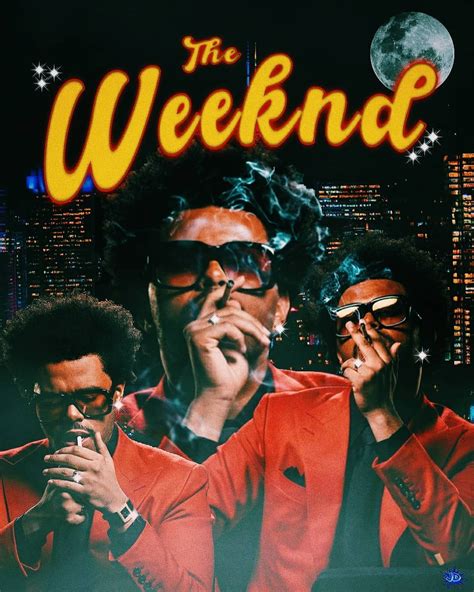 The Weeknd Poster Design On Behance The Weeknd Poster