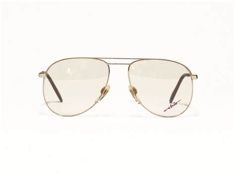 atrio gold aviator glasses frame unisex eyeglasses 80s etsy gold aviator glasses vintage
