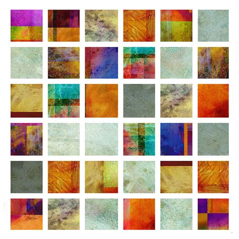 Color Block Collage Abstract Art Painting By Ann Powell Pixels